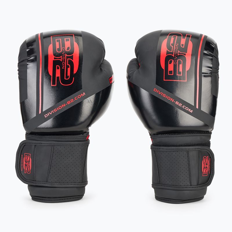 Boxhandschuhe DIVISION B-2 Pro Carbon black/red 2