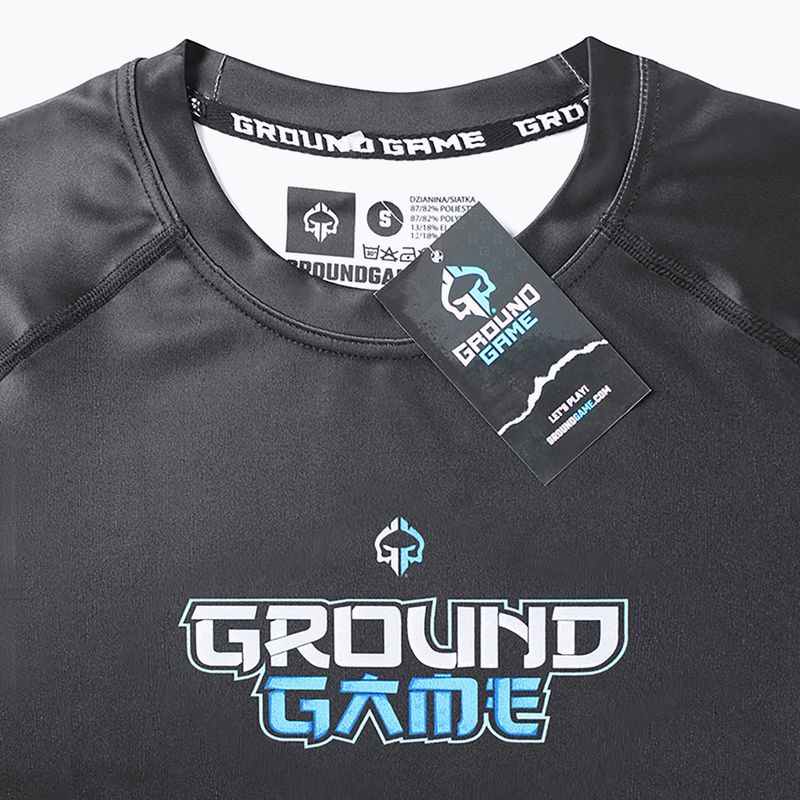 Herren Ground Game Yokai 3.0 Rashguard schwarz 22RASHYOK3SS 4