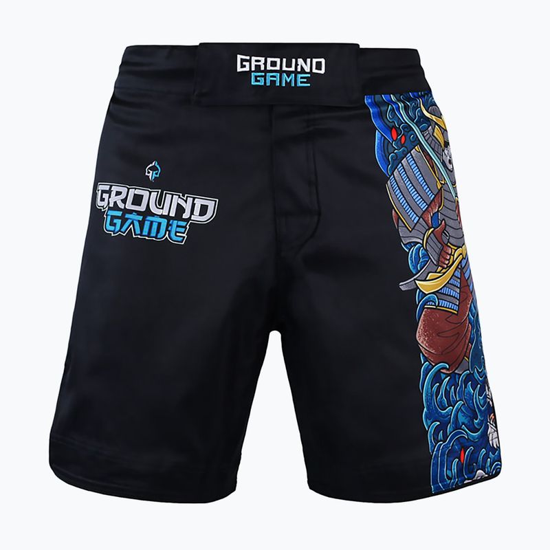 Ground Game MMA Yokai 3.0 MMA-Shorts für Herren schwarz 22SHORTSMMAYOK3