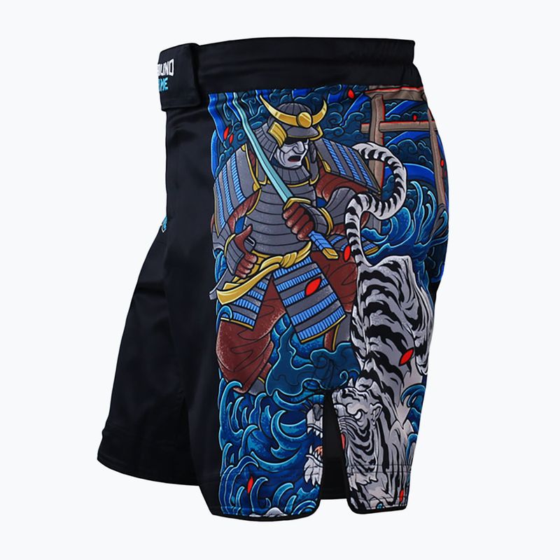 Ground Game MMA Yokai 3.0 MMA-Shorts für Herren schwarz 22SHORTSMMAYOK3 3