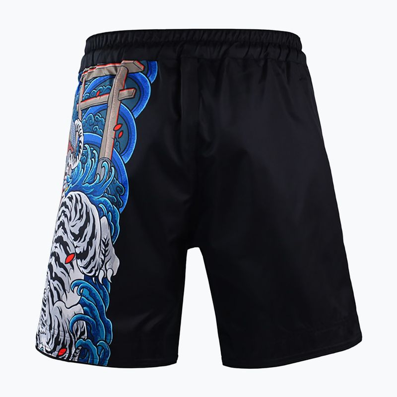 Ground Game MMA Yokai 3.0 MMA-Shorts für Herren schwarz 22SHORTSMMAYOK3 4