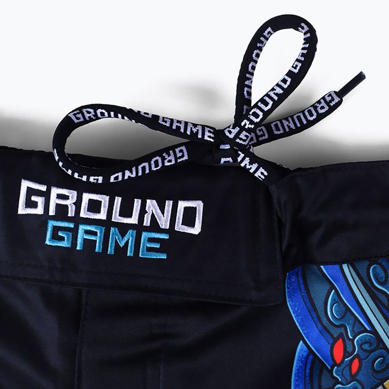 Ground Game MMA Yokai 3.0 MMA-Shorts für Herren schwarz 22SHORTSMMAYOK3 5