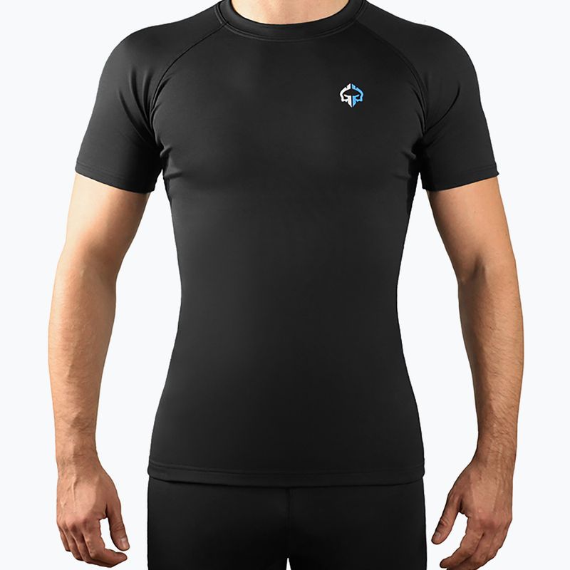 Men's Ground Game Essential rashguard schwarz 22RASHESLOGOSS
