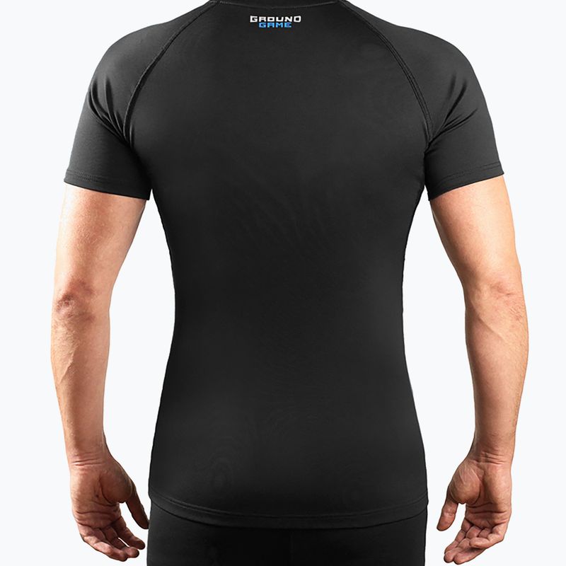 Men's Ground Game Essential rashguard schwarz 22RASHESLOGOSS
