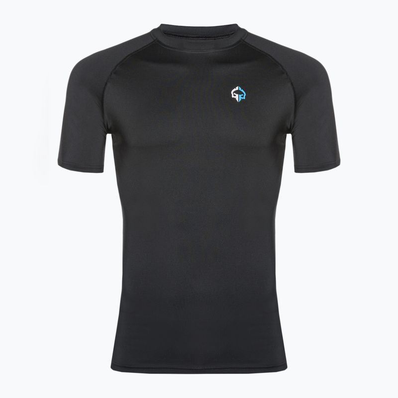 Men's Ground Game Essential rashguard schwarz 22RASHESLOGOSS