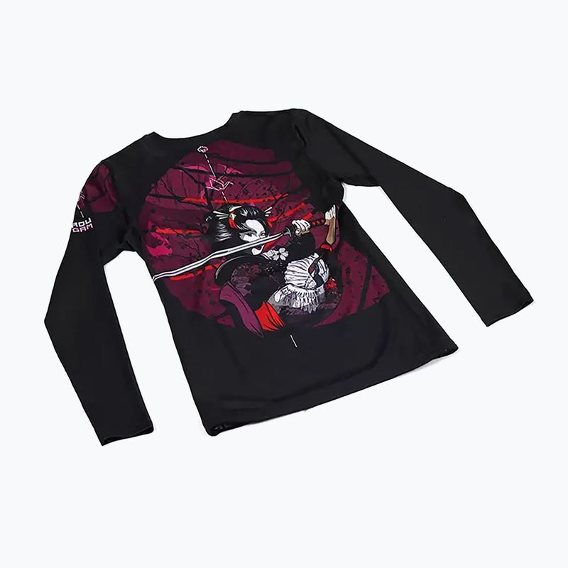 Women's Ground Game Tsuru Warrior Rashguard schwarz 22WRASHLSGEIS