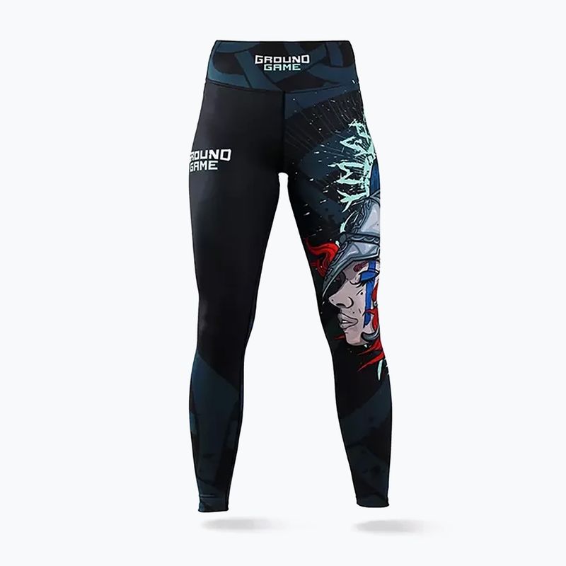 Damen Trainingsleggings Ground Game Valkyria multicolor