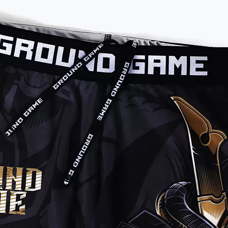 Ground Game Oni Samurai Herren MMA Leggings schwarz 22LEGGSAM3 5