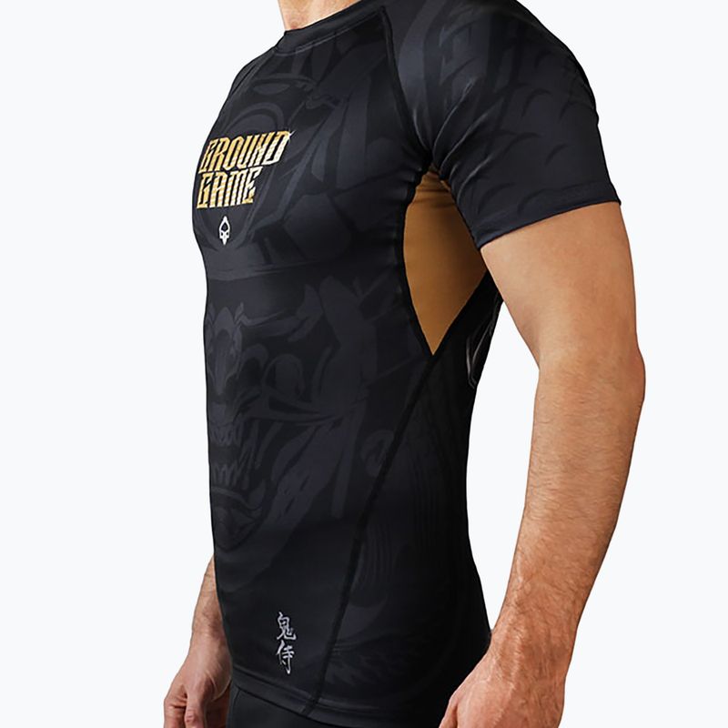 Ground Game Oni Samurai Herren Rashguard schwarz 22RASHSSSAM3