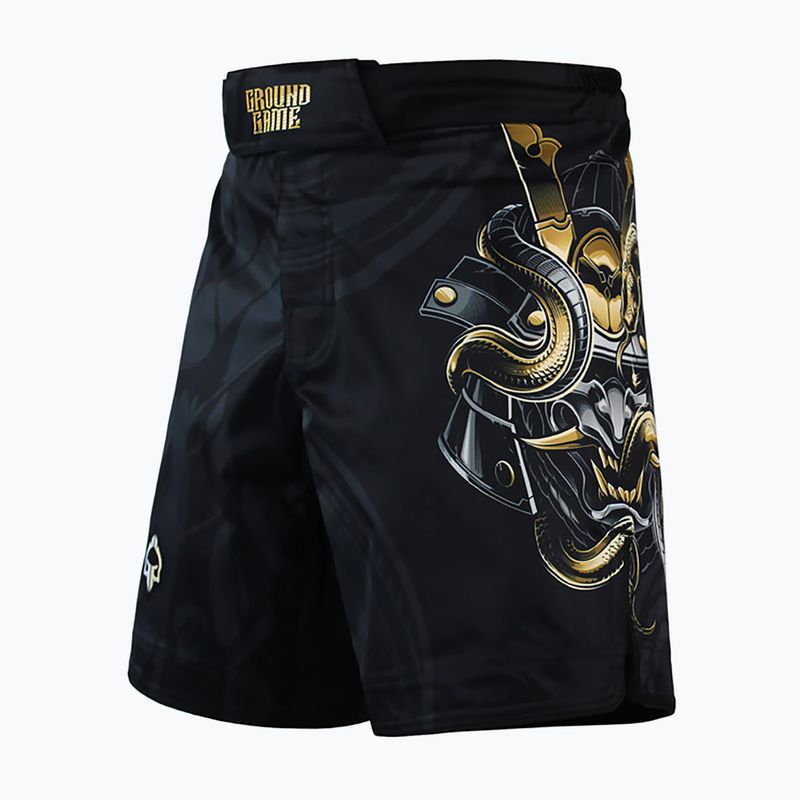 Herren Ground Game MMA Shorts Oni Samurai schwarz 22SHORMMASAM3 2