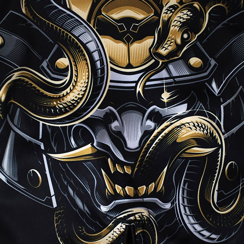 Herren Ground Game MMA Shorts Oni Samurai schwarz 22SHORMMASAM3 7