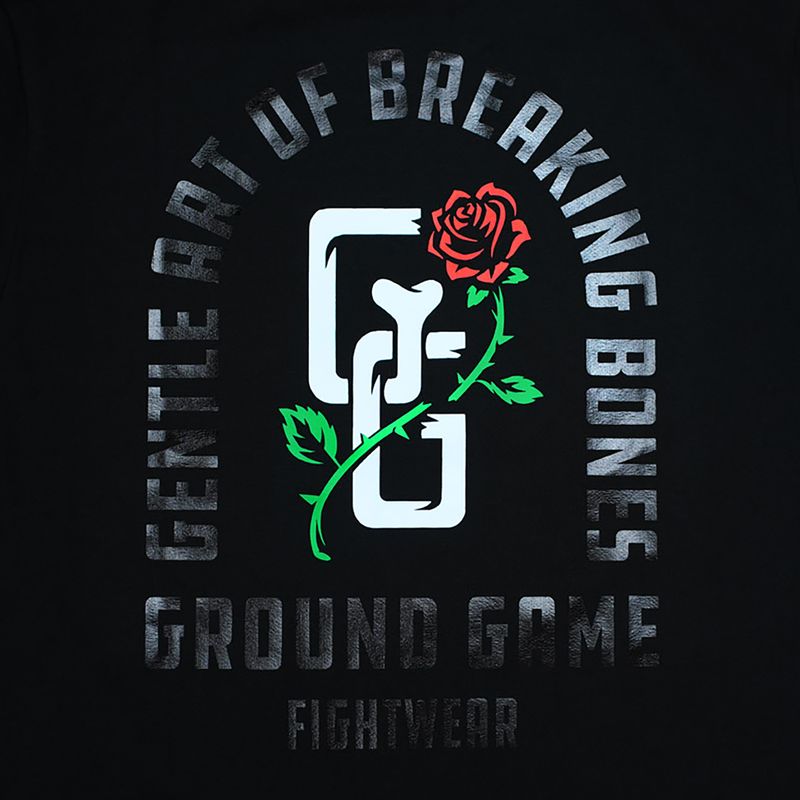 Men's Ground Game Rose T-Shirt schwarz