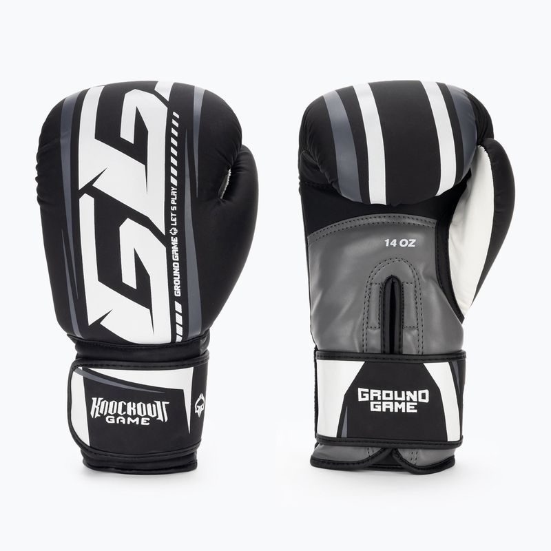 Ground Game Big Typo Boxhandschuhe schwarz