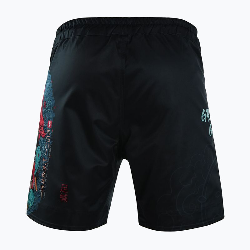 Ground Game Herren MMA Ashi Garami mehrfarbig Trainingsshorts 2