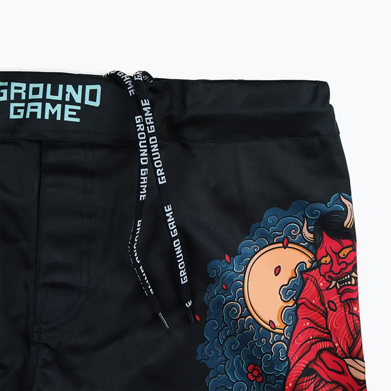Ground Game Herren MMA Ashi Garami mehrfarbig Trainingsshorts 5