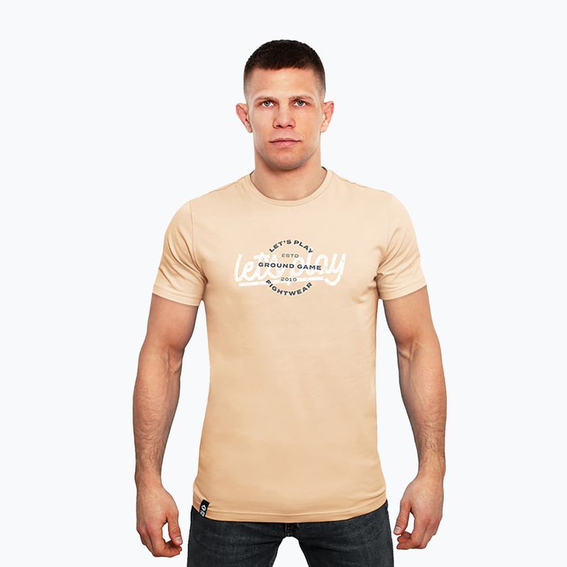 Herren Ground Game Play T-shirt braun