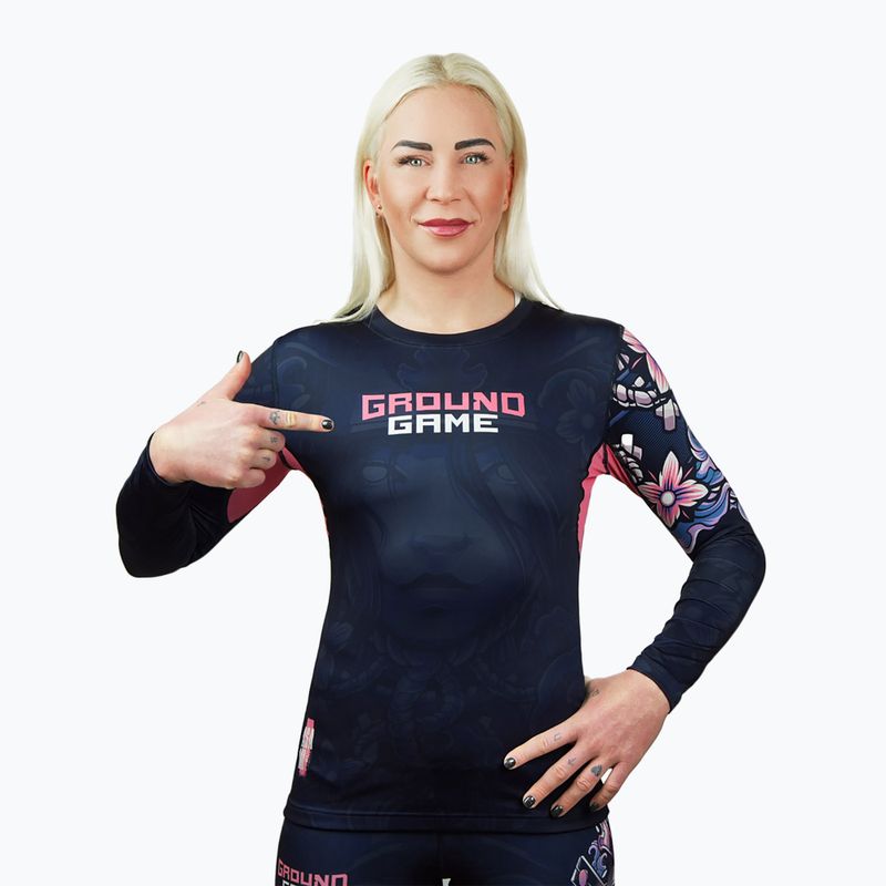Ground Game Asami Damen Langarm Rashguard multicolour