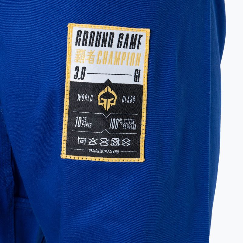 GI für Brazilian Jiu-Jitsu Ground Game Champion 3.0 blau 8