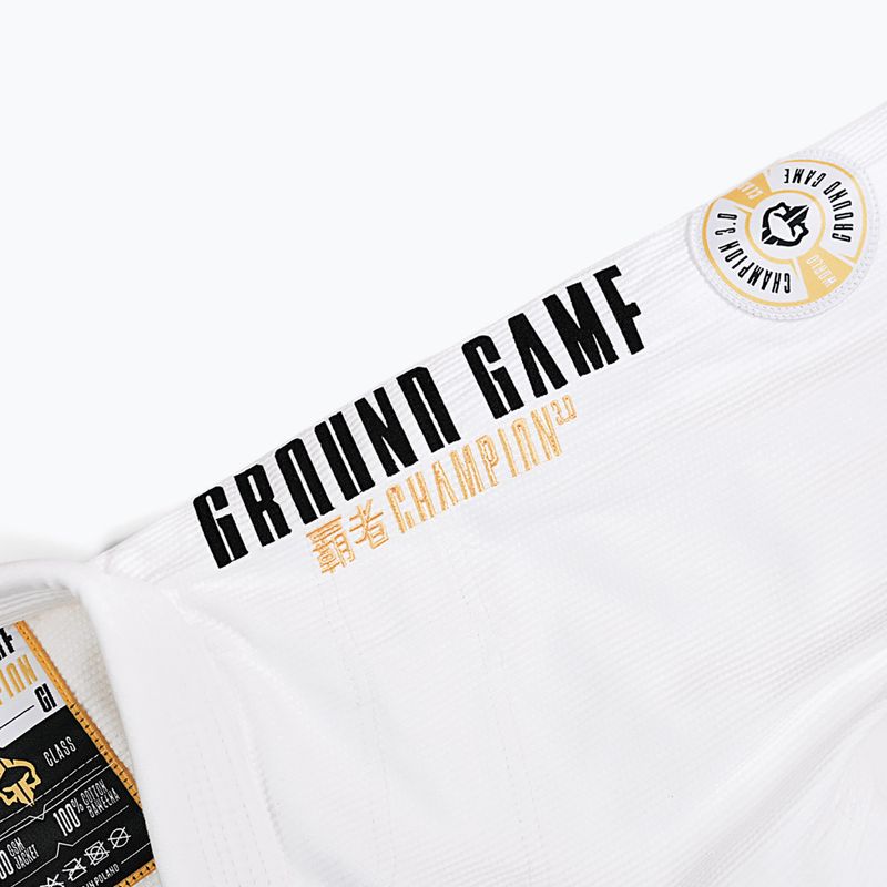 Gi für Brazilian Jiu-Jitsu Ground Game Champion 3.0 Weiß 17