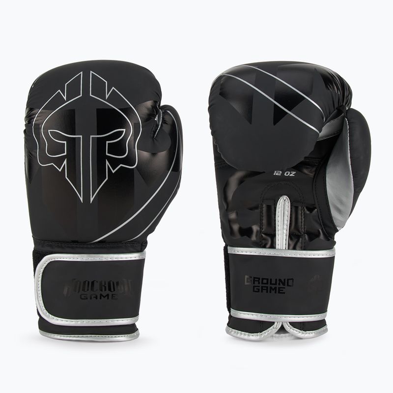 Boxhandschuhe Ground Game Logo 3.0 Schwarz