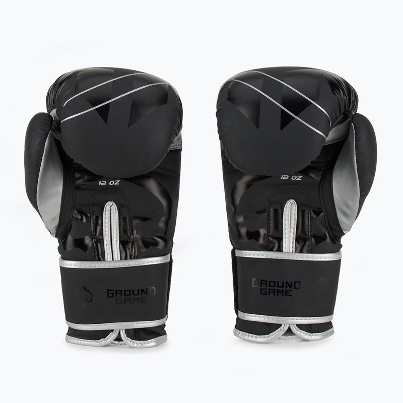 Boxhandschuhe Ground Game Logo 3.0 Schwarz 3
