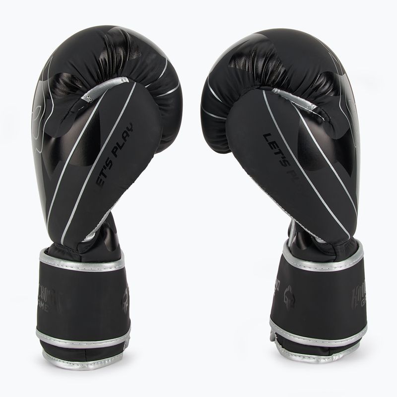 Boxhandschuhe Ground Game Logo 3.0 Schwarz 4