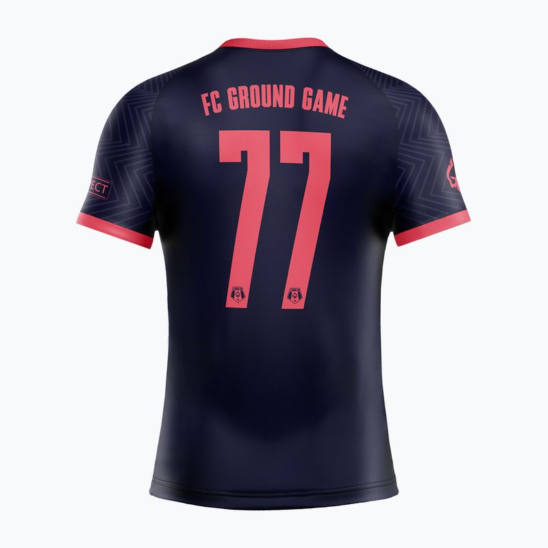 Rashguard Ground Game FC Armbar navy blau 2
