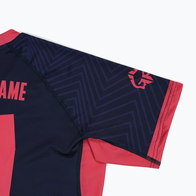 Rashguard Ground Game FC Armbar navy blau 5