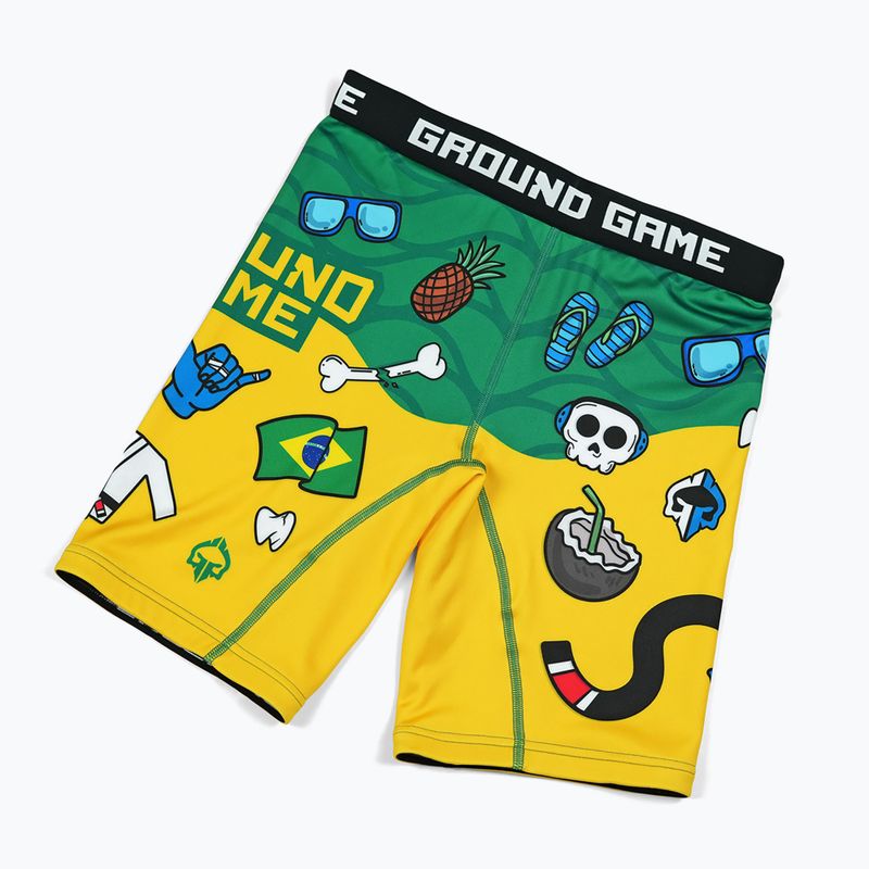 Ground Game Vale Tudo Copacabana mehrfarbige Trainingsshorts 5