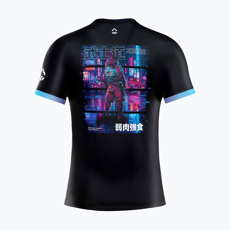 Rashguard Ground Game Cyber Samurai mehrfarbig 2