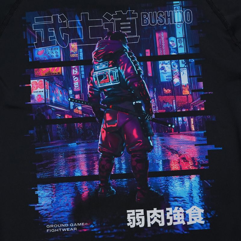 Rashguard Ground Game Cyber Samurai mehrfarbig 5