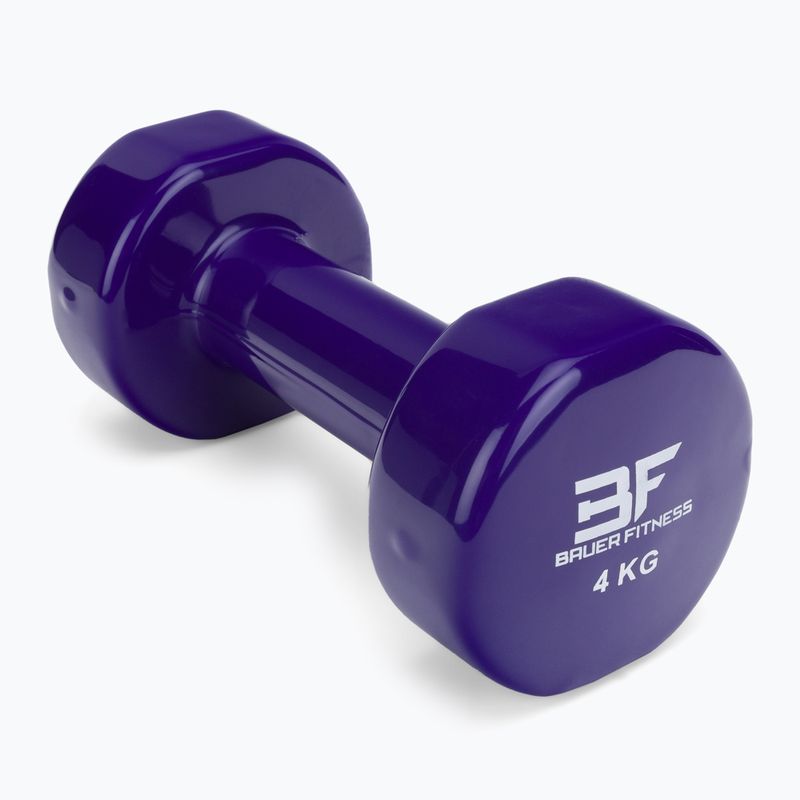 Bauer Fitness 4kg Vinyl Hantel rot AC-1405