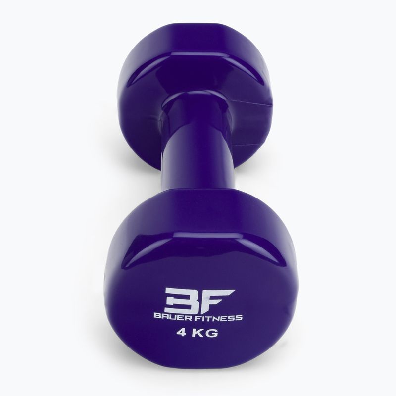 Bauer Fitness 4kg Vinyl Hantel rot AC-1405 3