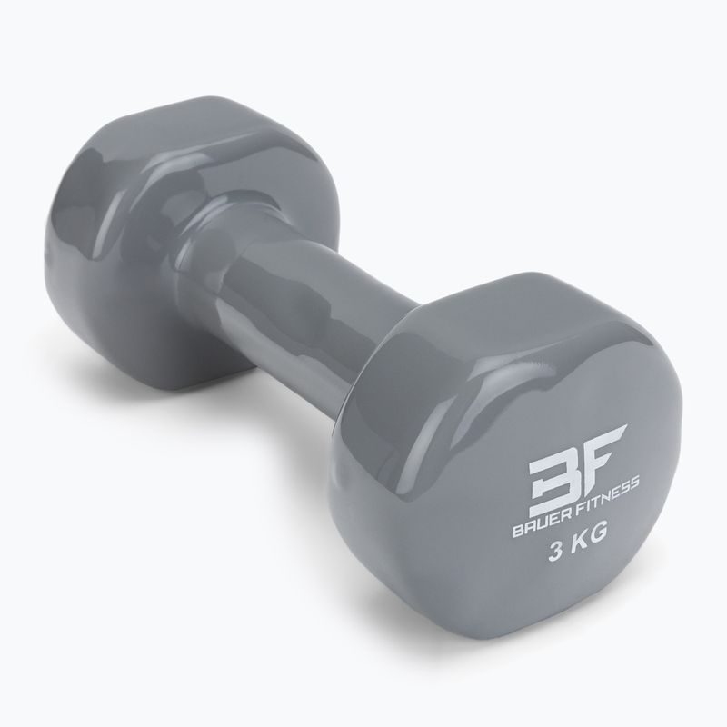 Bauer Fitness Vinyl Kurzhantel 3 kg grün AC-1404