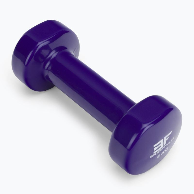 Bauer Fitness Vinyl Kurzhantel 2 kg AC-1403 2