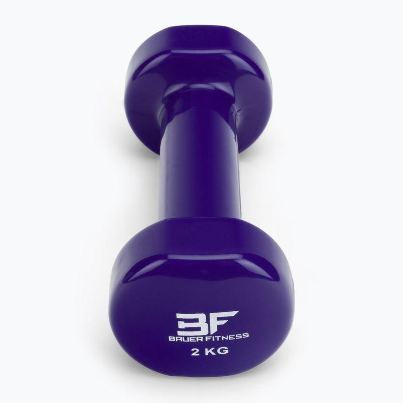 Bauer Fitness Vinyl Kurzhantel 2 kg AC-1403 3