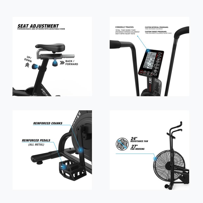 Luftfahrrad Xebex Air 1000 black 7