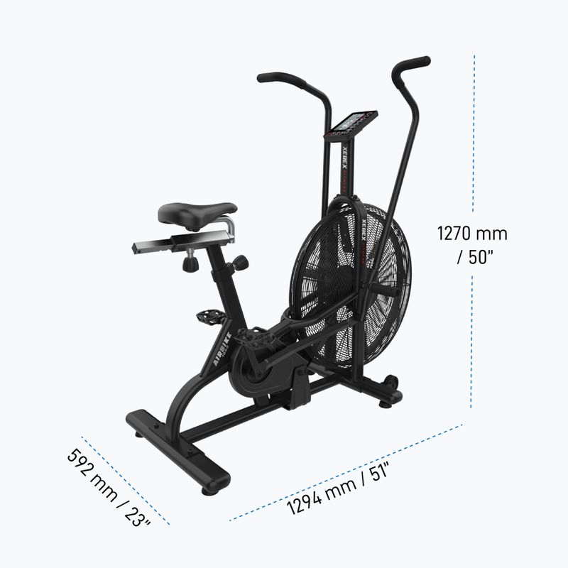 Luftfahrrad Xebex Air 1000 black 8