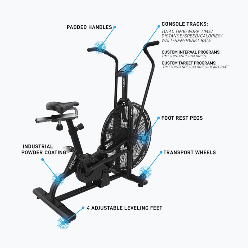 Luftfahrrad Xebex Air 1000 black 9