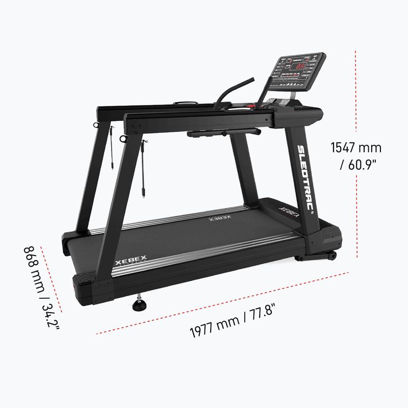Elektrisches Laufband XEBEX SledTrac 6000 black 12