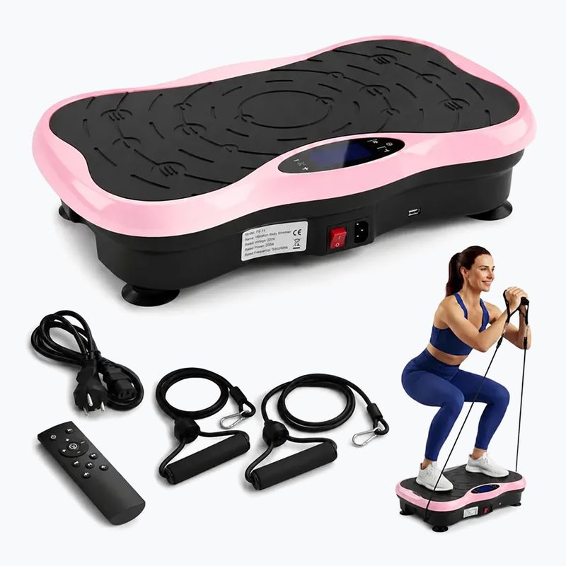 Vibrationsplattform Extralink Moonwalk Spin Move black/pink 7