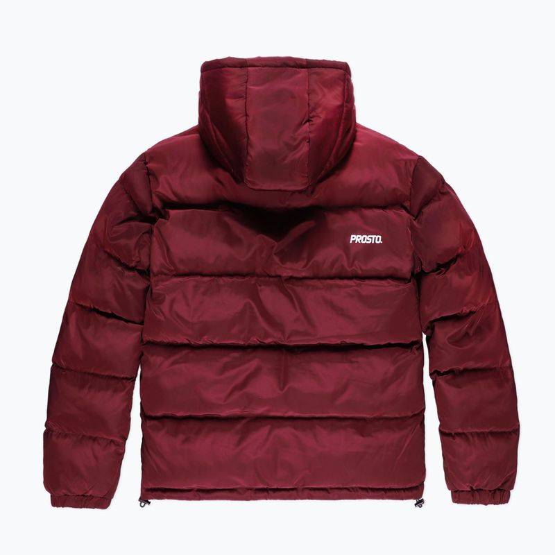 PROSTO Herren Winterjacke Winter Adament burgundy 2