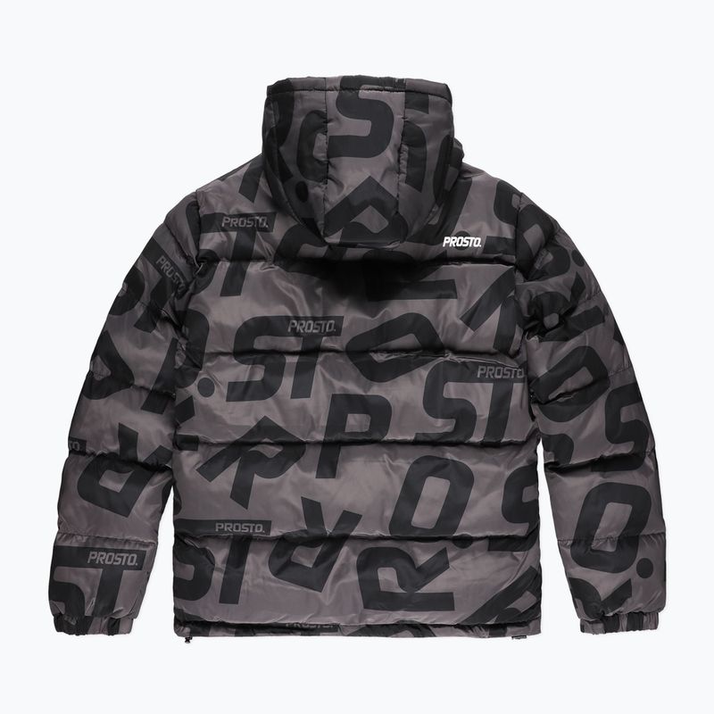 PROSTO Herren Winterjacke Winter Adament schwarz 2
