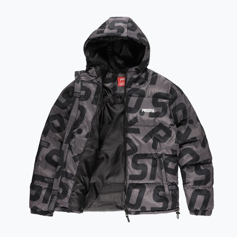 PROSTO Herren Winterjacke Winter Adament schwarz 3