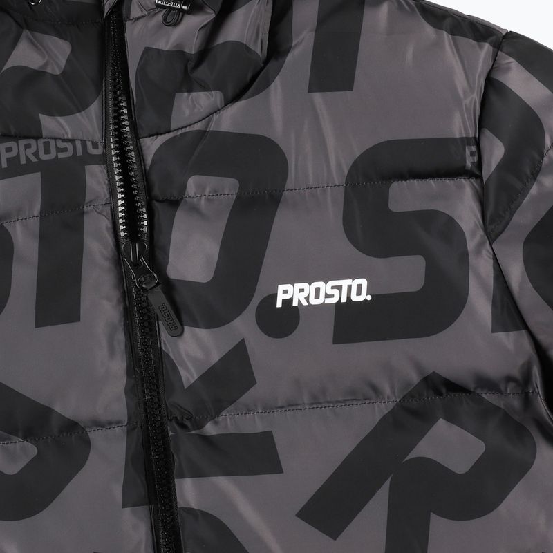 PROSTO Herren Winterjacke Winter Adament schwarz 4