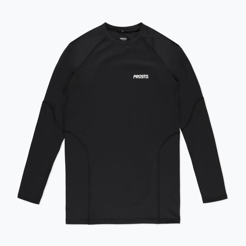 Herren PROSTO Fight Longsleeve schwarz