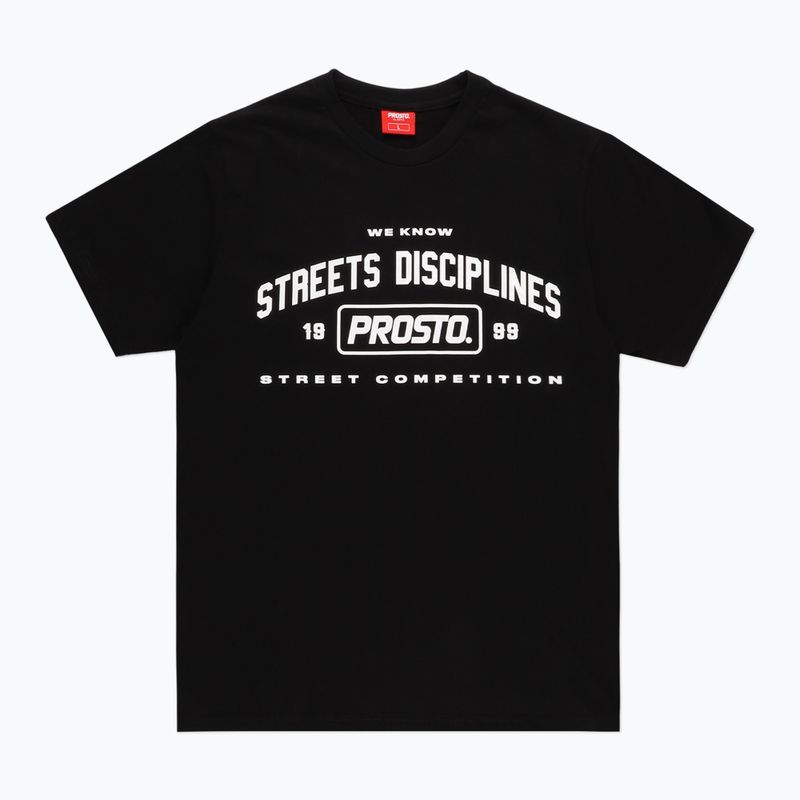 PROSTO Herren-T-Shirt Snorpy schwarz
