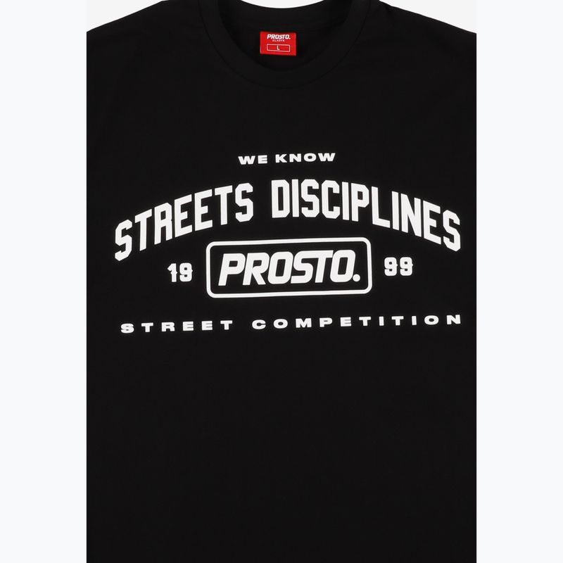 PROSTO Herren-T-Shirt Snorpy schwarz