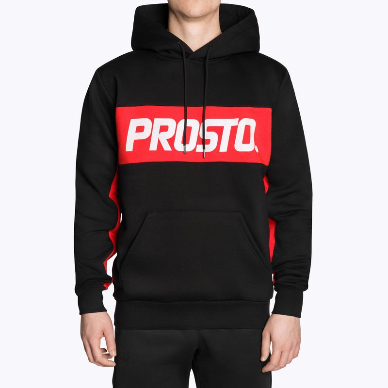 Herren PROSTO Hoodie Quazz schwarz