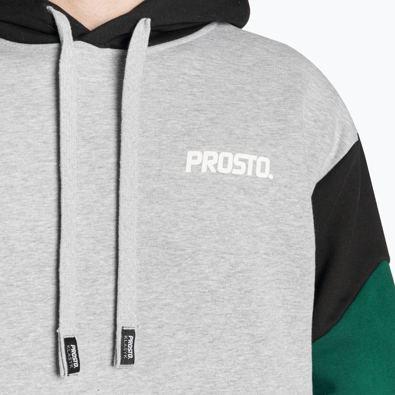 Herren PROSTO Hoodie Haxle grau 3